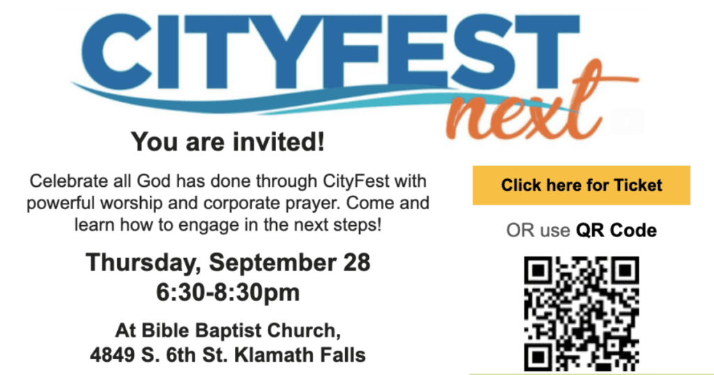 City Fest Next September 28, 2023 » First Presbyterian Church Klamath